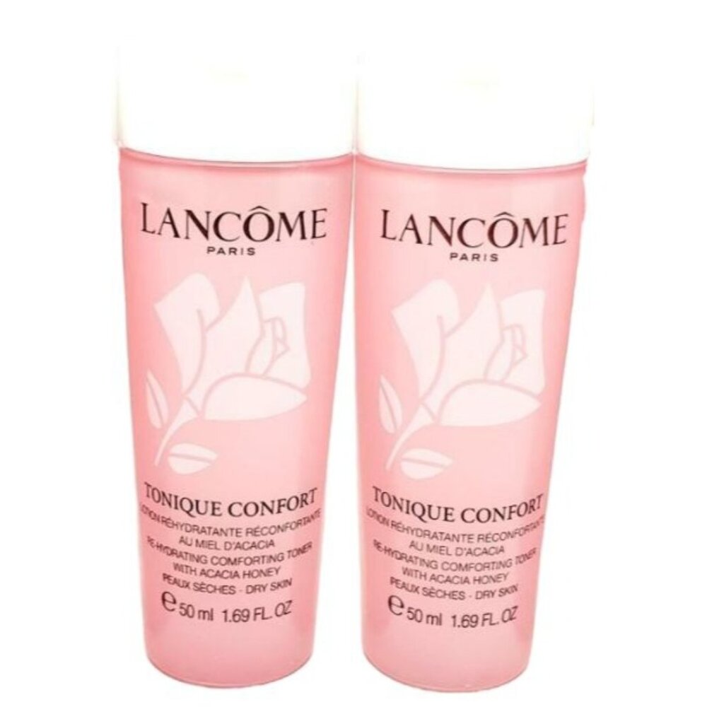 Lancome Tonique Confort Re-hydrating Toner Dry Skin 1.69oz New in Box 2-Pack SET